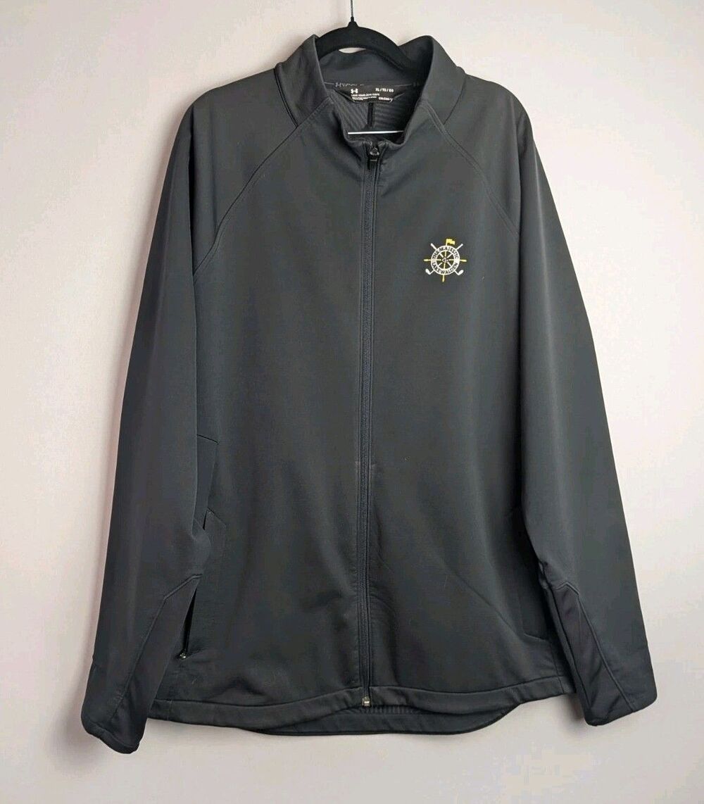 Under Armour Mens XL Storm Cold Gear Infrared Shield Jacket Gray Full Zip UA